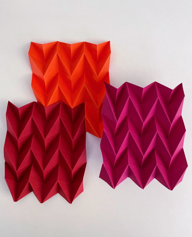 Miura Ori Paper Folding - 11/7