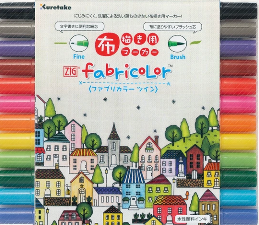 Fabricolor Twin Tip Fabric Markers