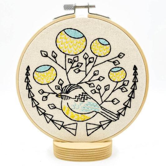 Chickadee Complete Embroidery Kit