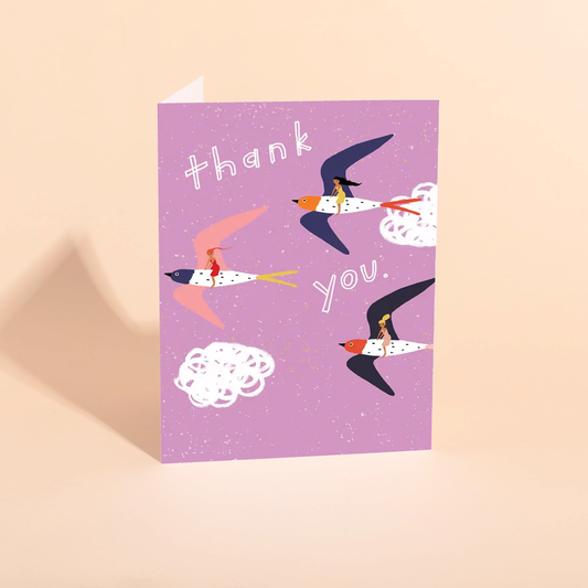 FLYING HIGH - Thank You Card