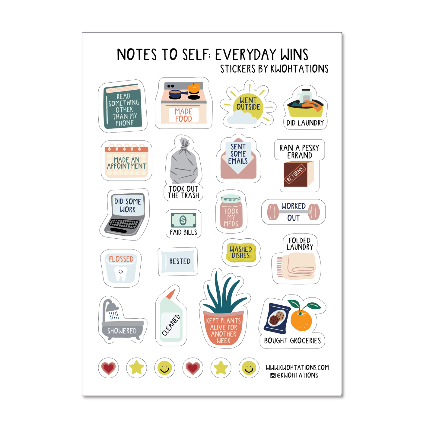 Everyday Wins Sticker Sheet