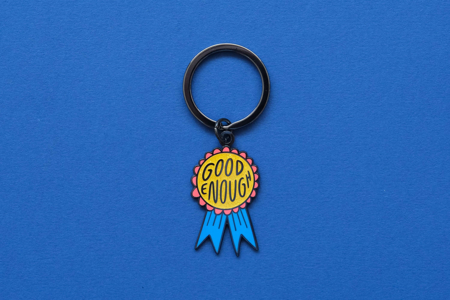 Good Enough Enamel Keychain
