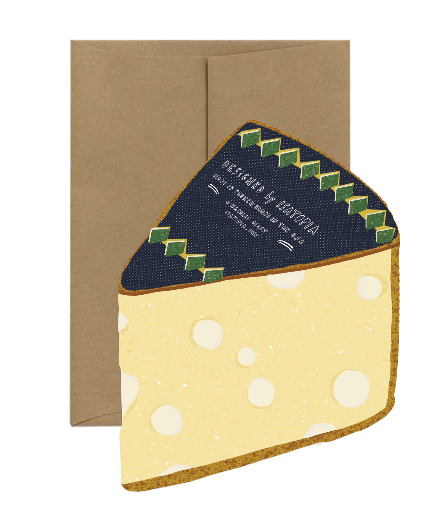 Cheese Card - French Collection Die Cut