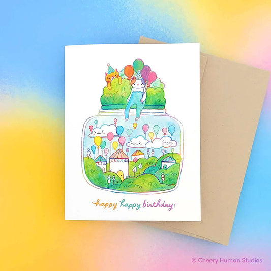 Happy Happy Birthday - Cats | Birthday Greeting Card