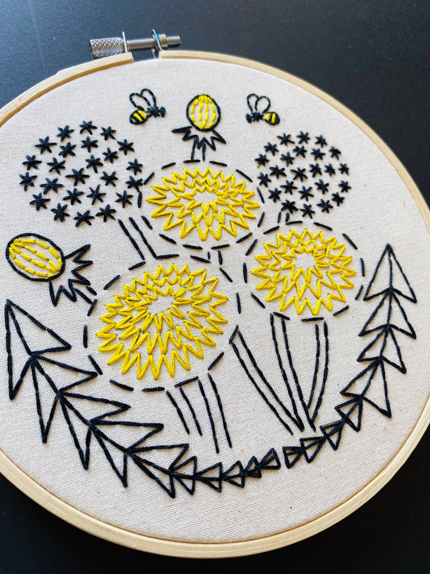 Dandelion Complete Embroidery Kit