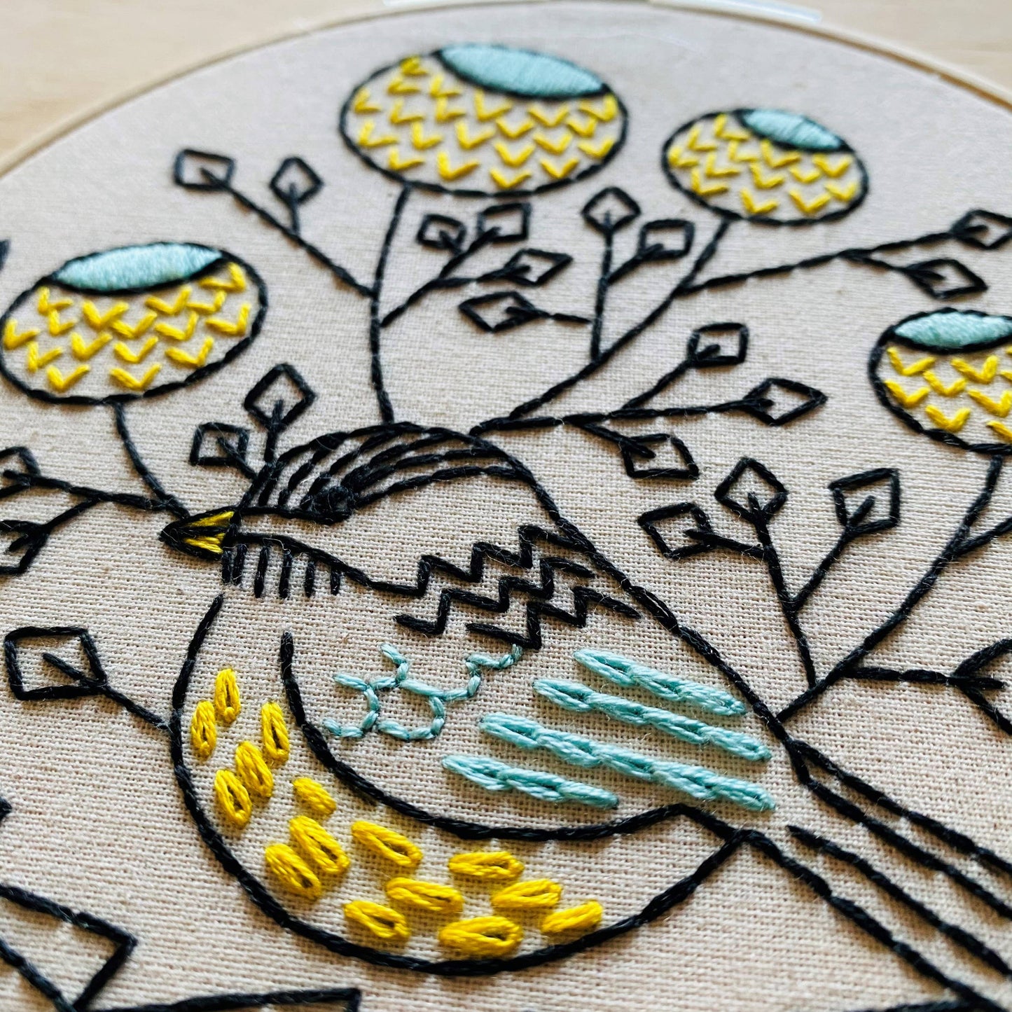 Chickadee Complete Embroidery Kit