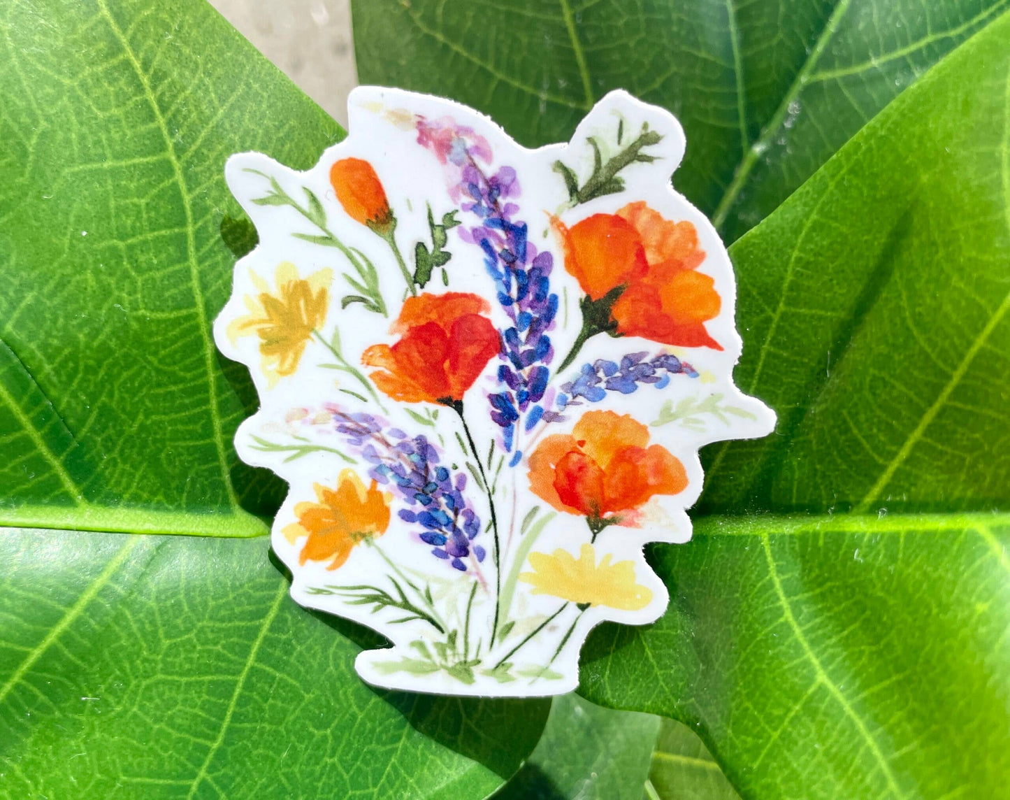 California Wildflowers Sticker