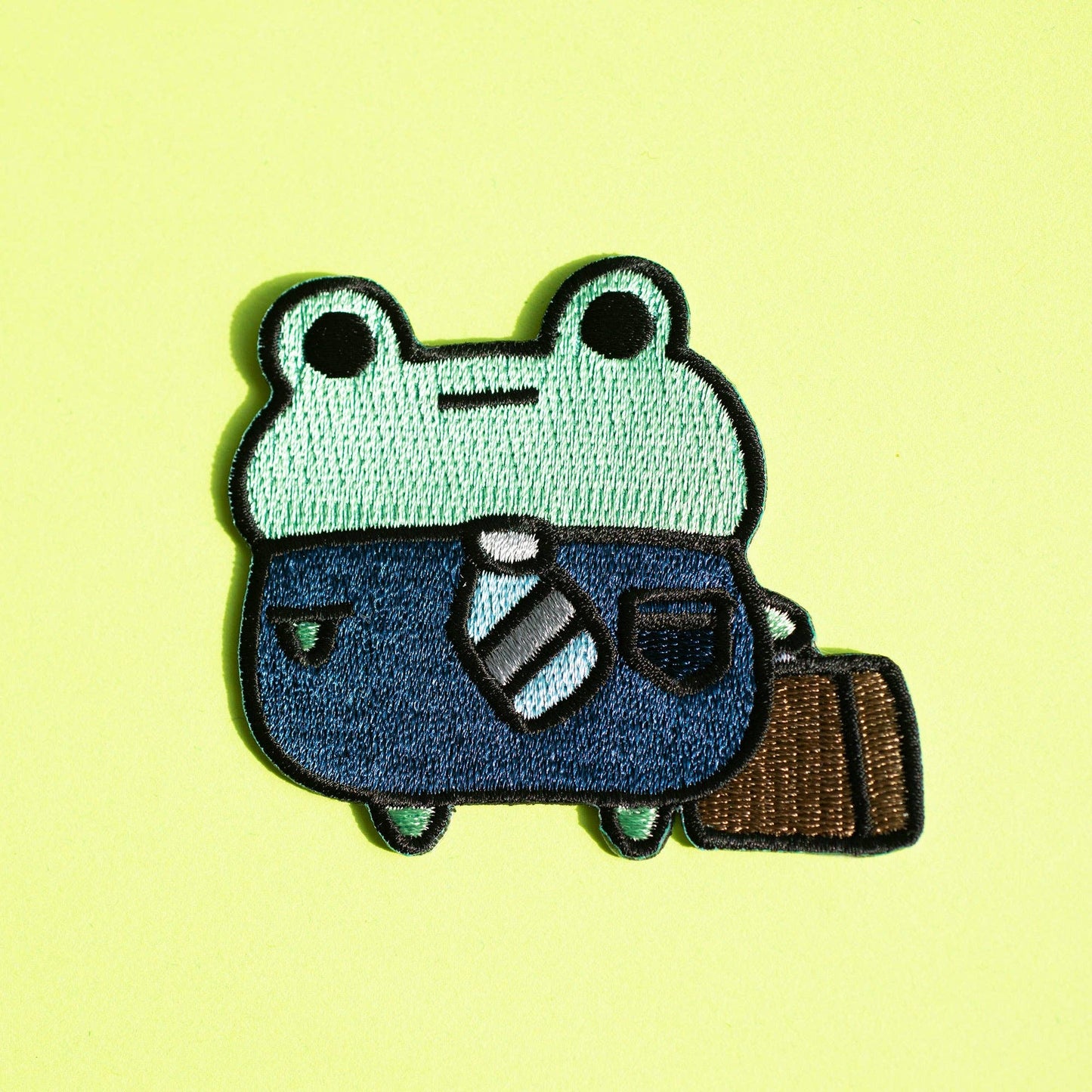Bizness Frog Iron On Patch
