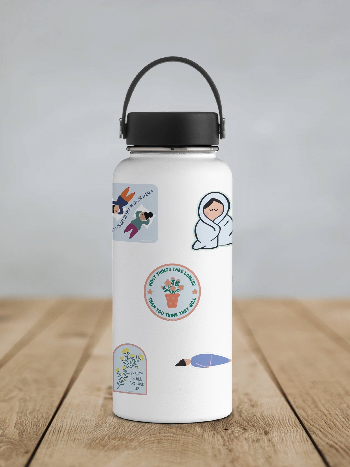 Things Take Longer Plants Matte Vinyl Sticker