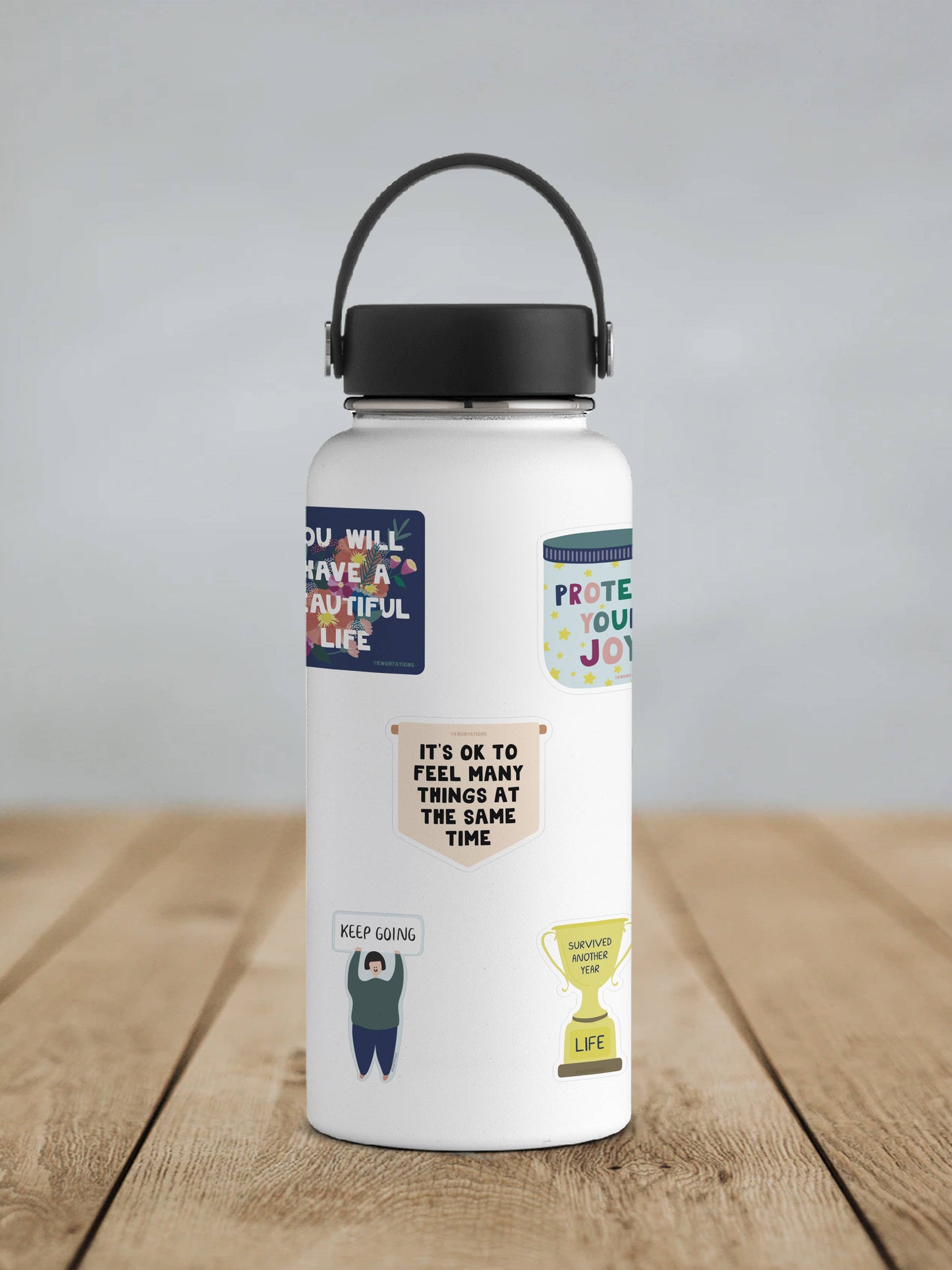 It's OK To Feel Many Things Banner Affirmation Vinyl Sticker