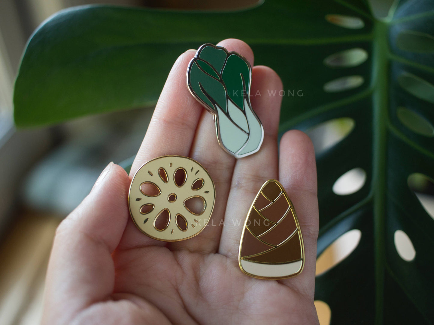 Bamboo Shoot Enamel Pin