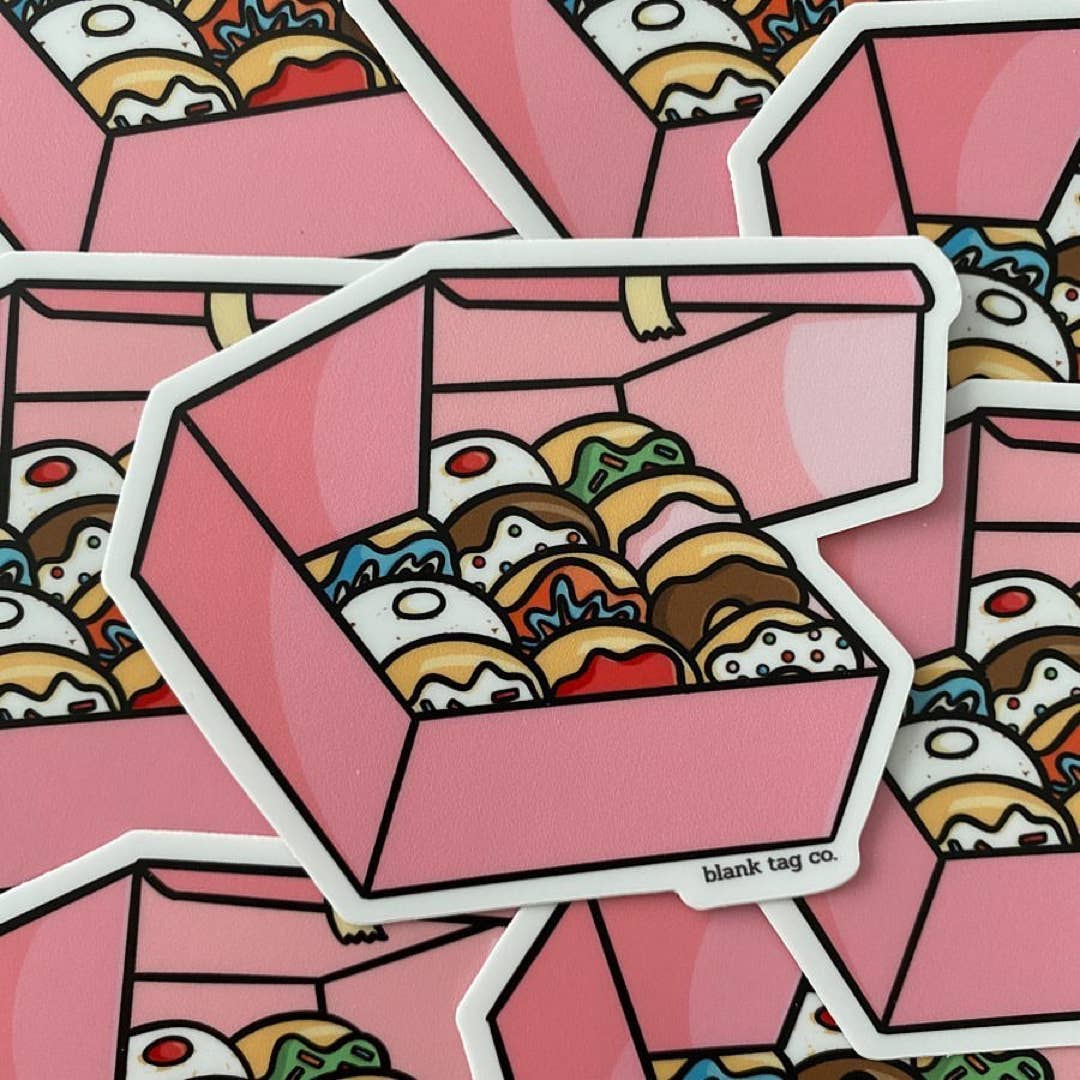 The Box of Donuts Sticker