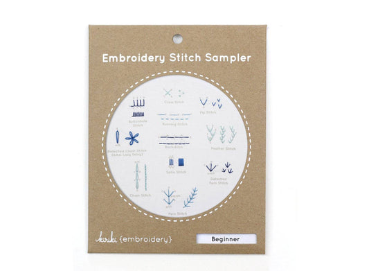 Beginner Embroidery Stitch Sampler