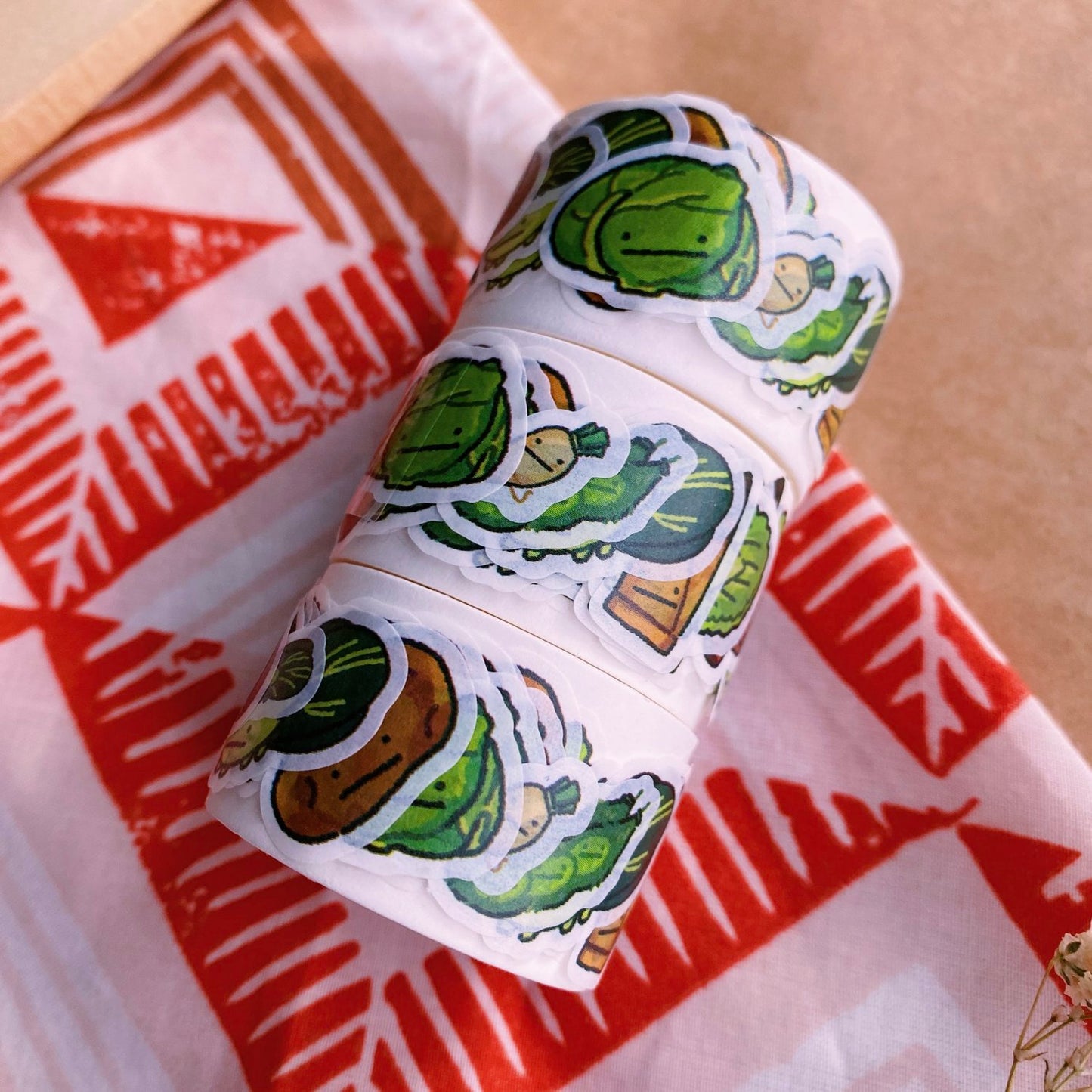 Cabbage Craze Washi Tape