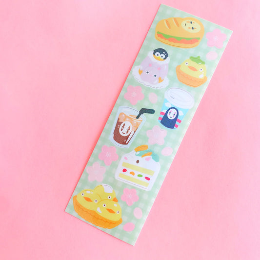 Cafe 2 Sticker Sheet