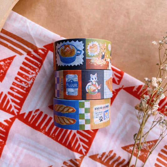 Cat Bakery Washi Tape