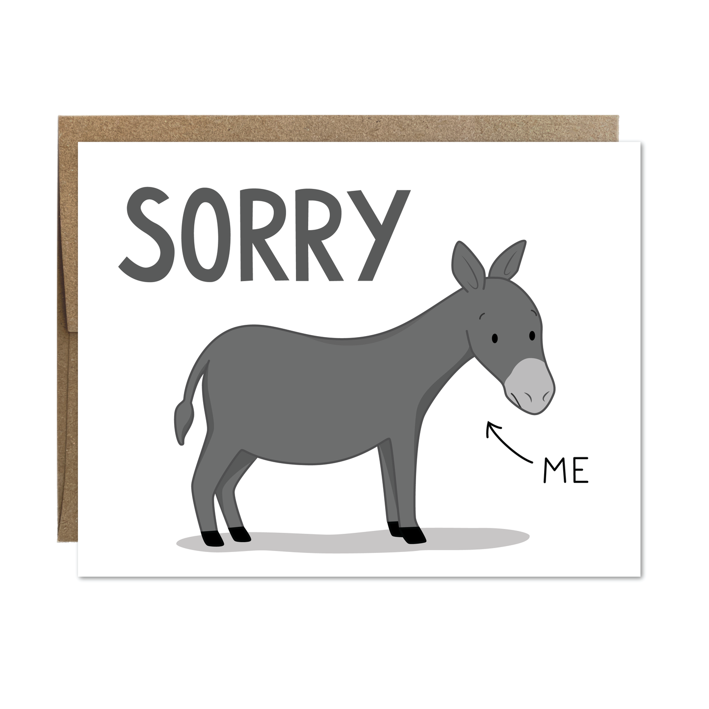 Sorry I'm A Donkey Card