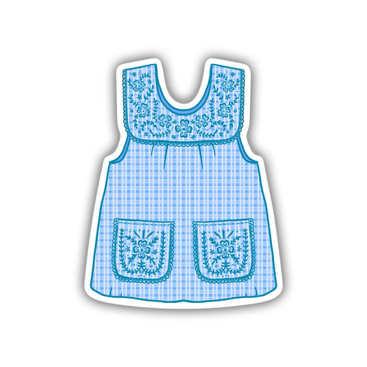 Abuelas Blue Mandil Vinyl Sticker