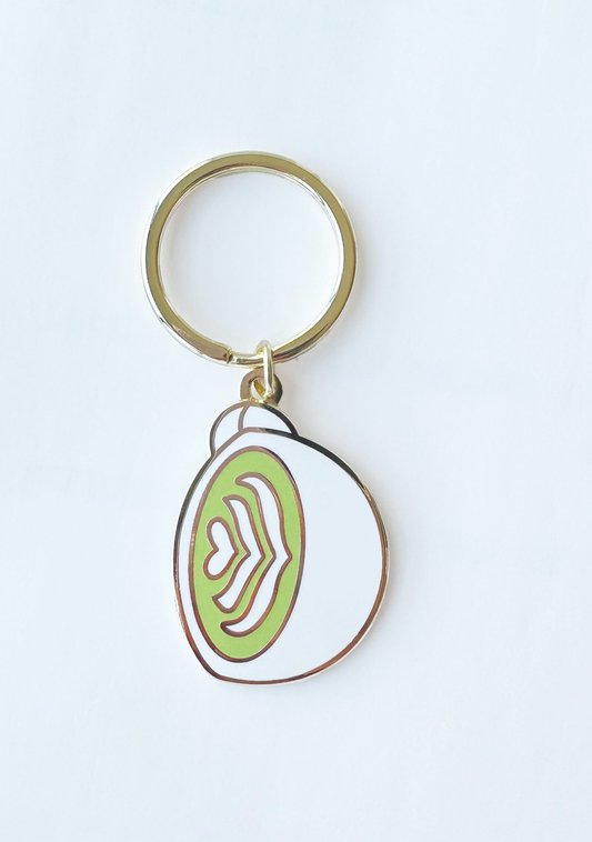 Matcha Latte Keychain