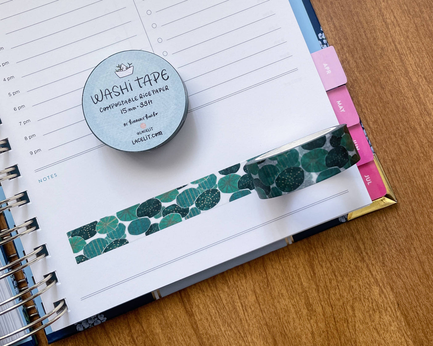 Floating Lily Pads | Washi Tape Roll