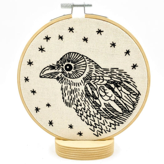 Raven - Nevermore Complete Embroidery Kit