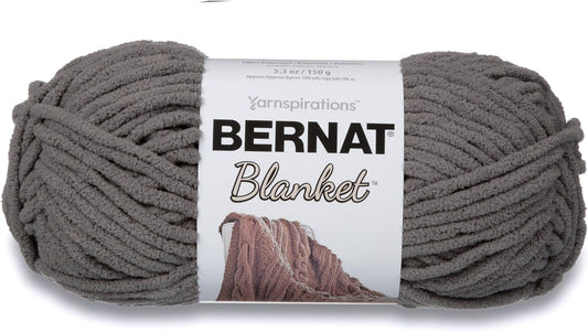 Bernat Blanket Superbulky, 5.3 oz - Dark Gray