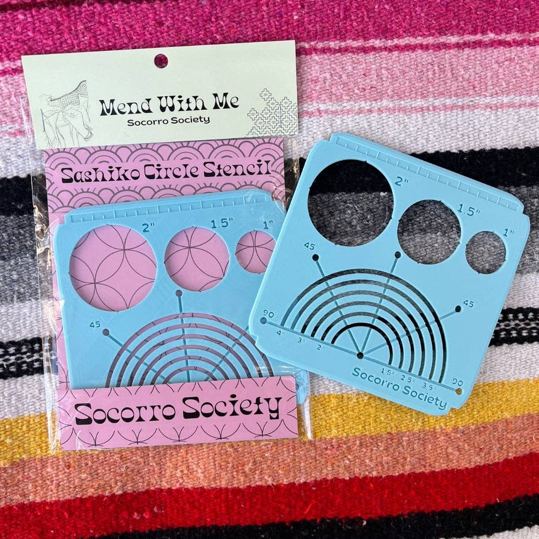 Sashiko Circle Stencil