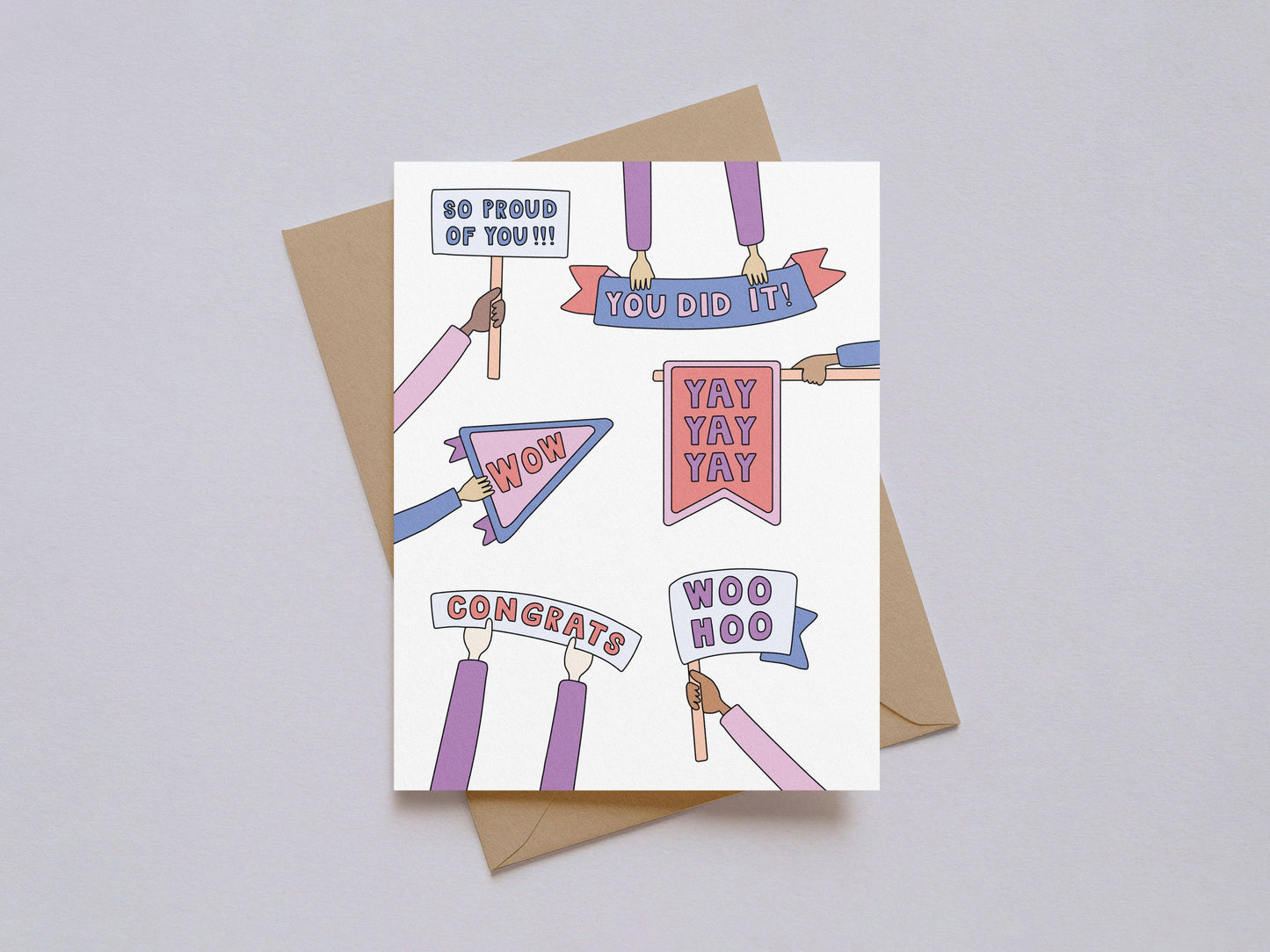 Yay You Did It Congratulations Card