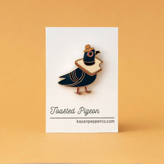 Toasted Pigeon - Enamel Pin