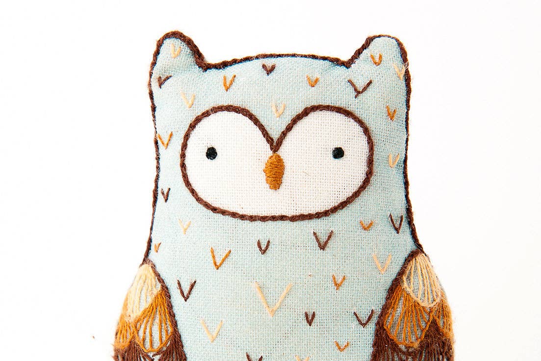 Horned Owl - Embroidery Kit