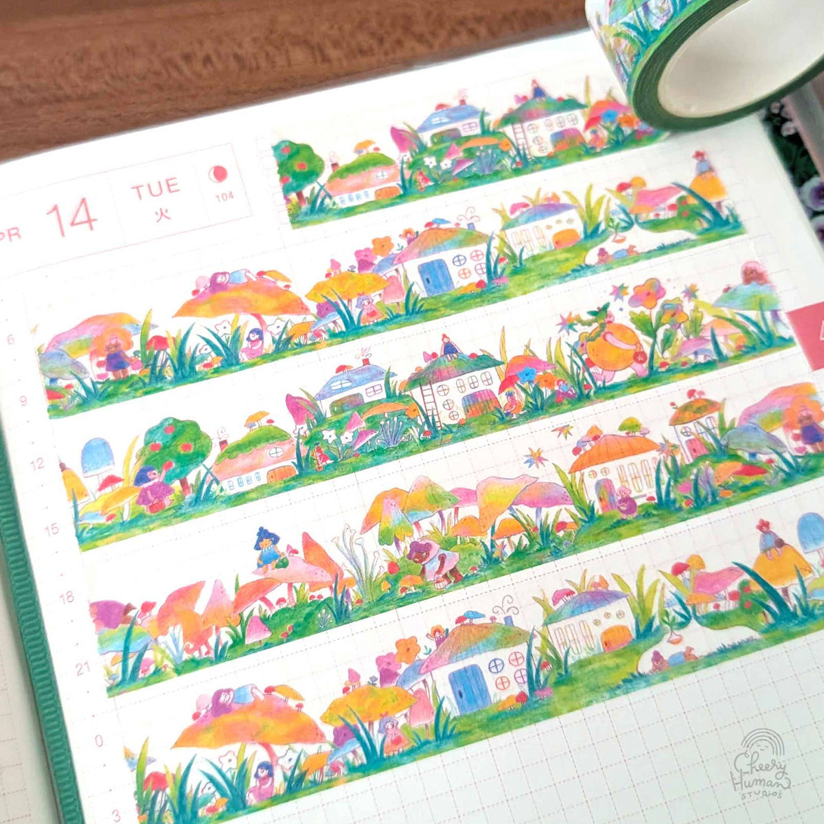 Mushroom Grove - Washi Tape