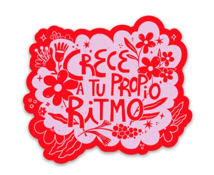 Crece a tu Propio Ritmo Sticker