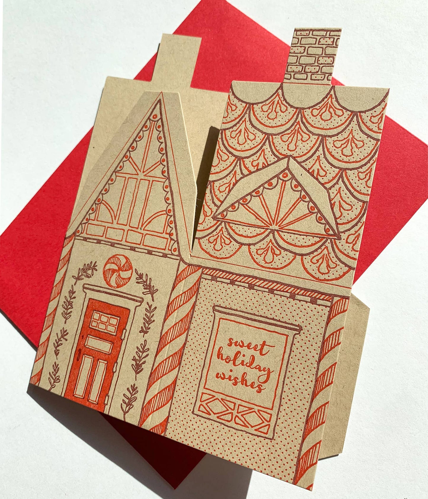 Gingerbread house 3D card