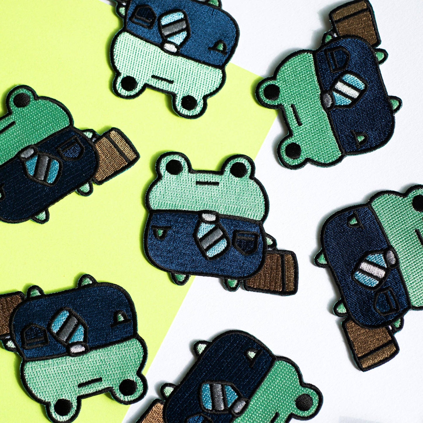 Bizness Frog Iron On Patch