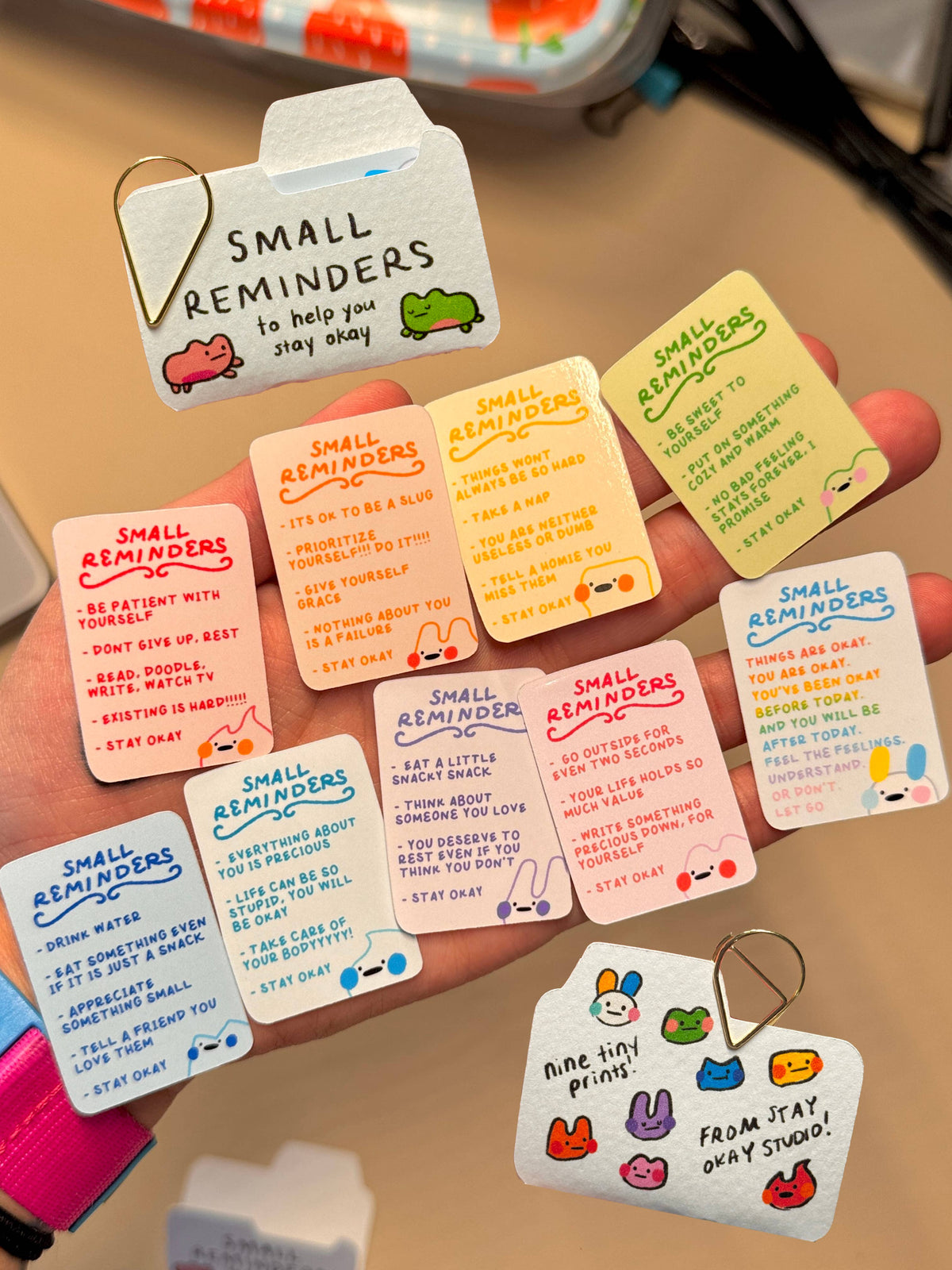Small Reminder Stickers :)