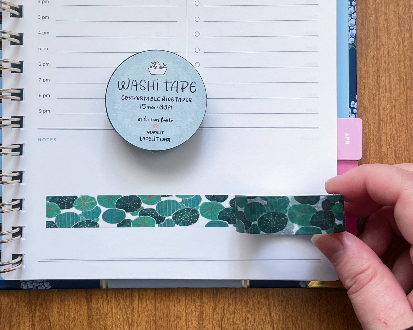 Floating Lily Pads | Washi Tape Roll
