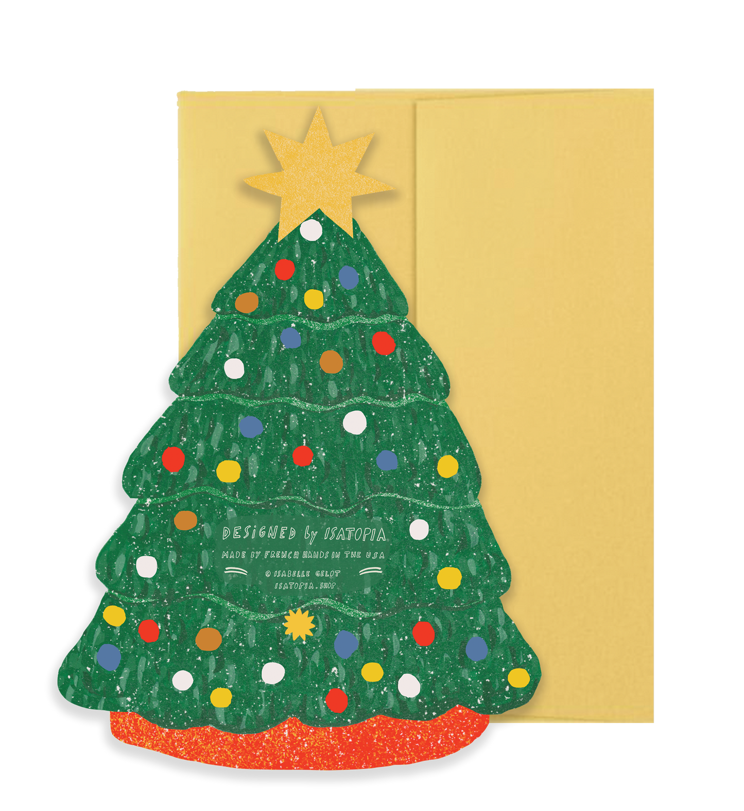Tree Christmas Collection - Die Cut Card