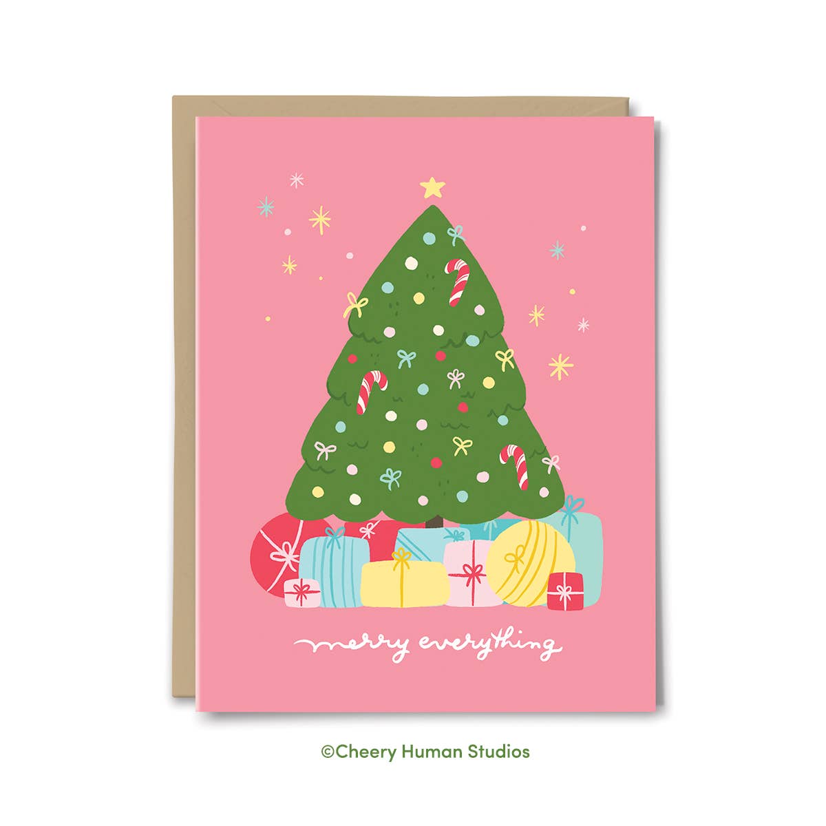 Merry Everything | Christmas Tree | Holiday Greeting Card