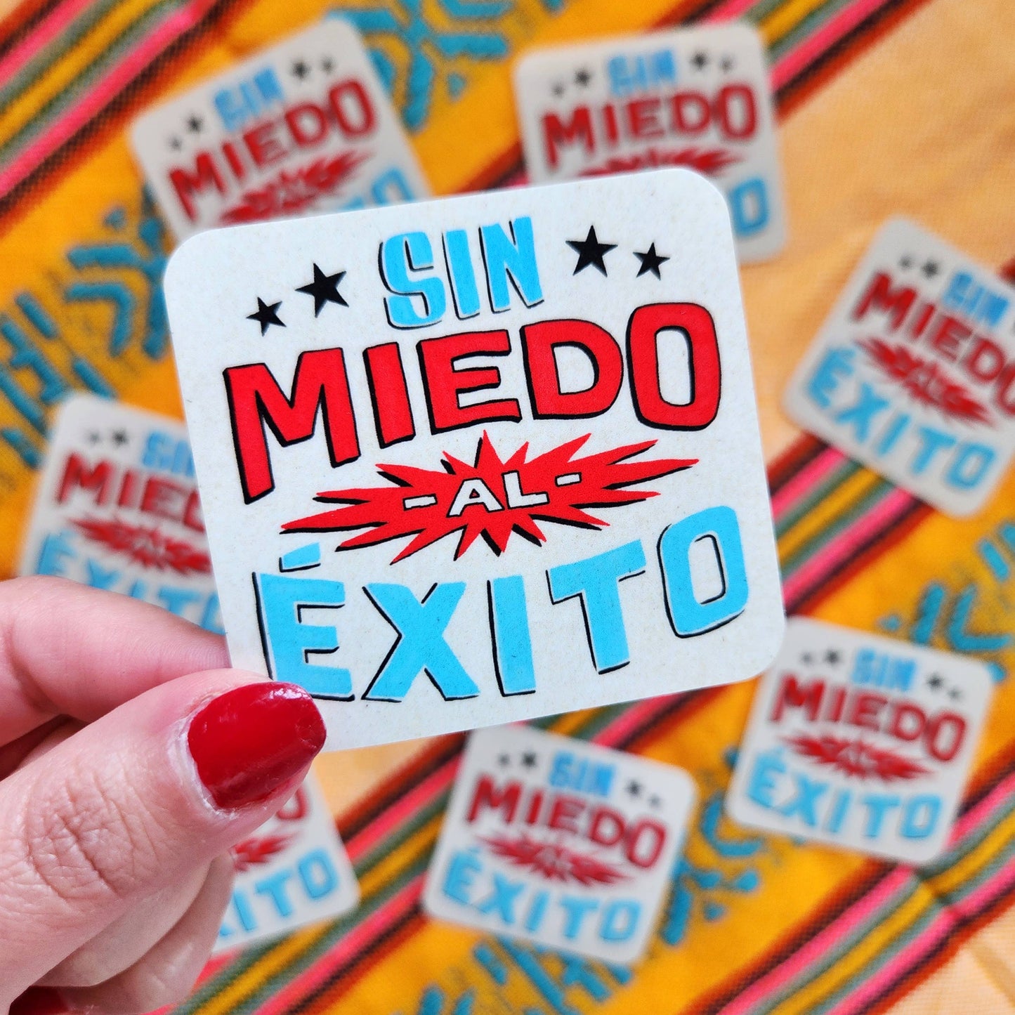 Sin Miedo Al Exito Vinyl Sticker