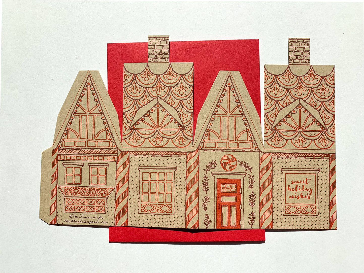 Gingerbread house 3D card