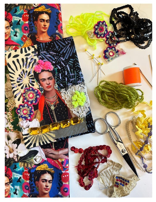 Faces of Frida: Applique and Embellishment - 6/21