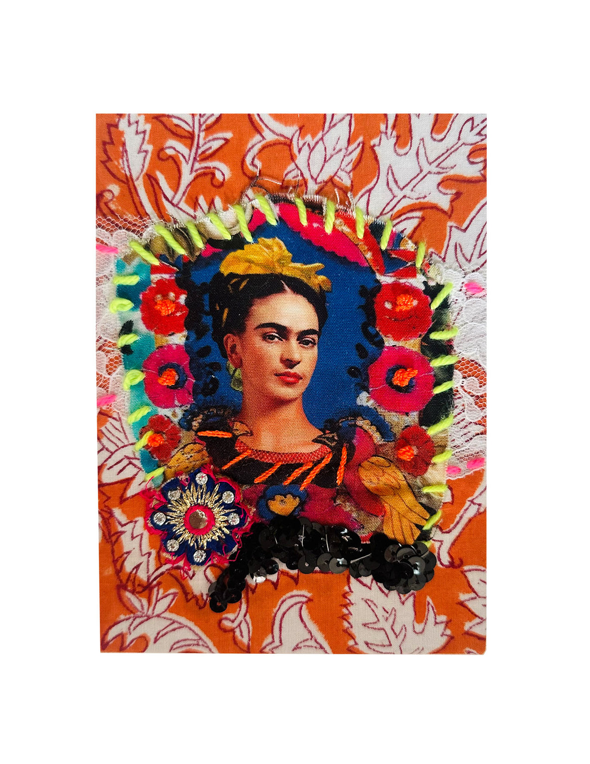 Faces of Frida: Applique and Embellishment - 11/8