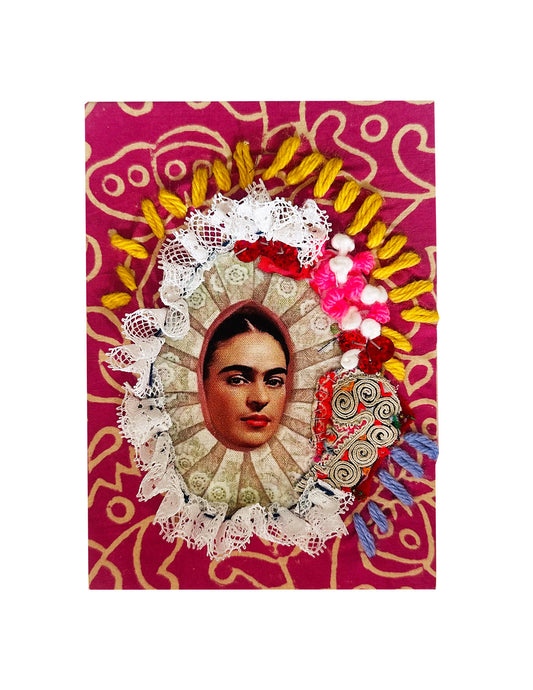 Faces of Frida: Applique and Embellishment - 6/21
