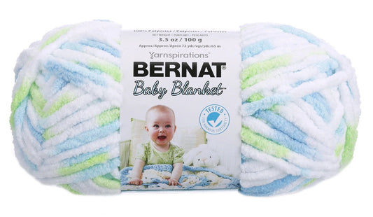 Bernat Baby Blanket Superbulky, 3.5 oz - Funny Prints
