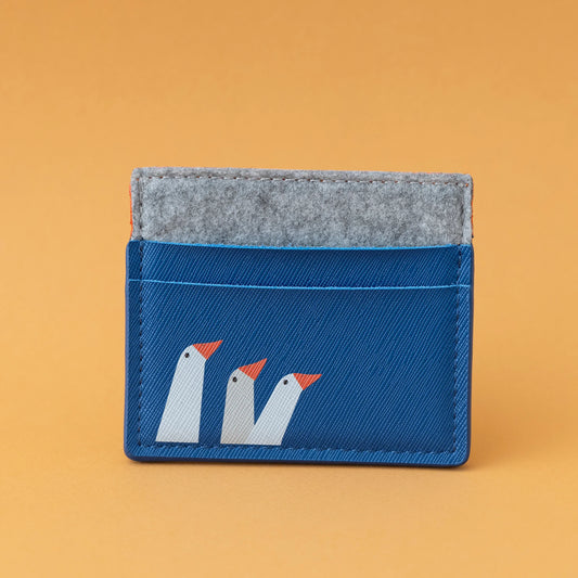 Kayan Pepper Co. Leather and Felt Card Holder