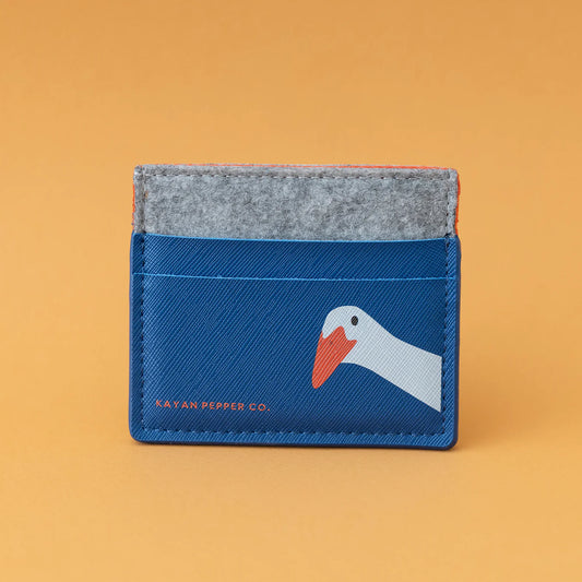 Kayan Pepper Co. Leather and Felt Card Holder