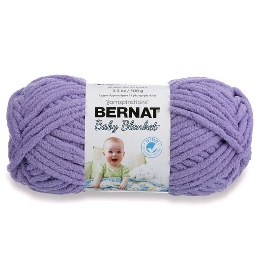 Bernat Baby Blanket Superbulky, 3.5 oz - Lilac