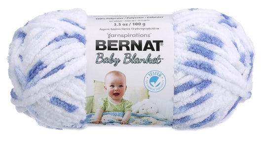 Bernat Baby Blanket Superbulky, 3.5 oz - Little Denim