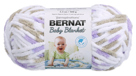 Bernat Baby Blanket Superbulky, 3.5 oz - Little Lilac Dove