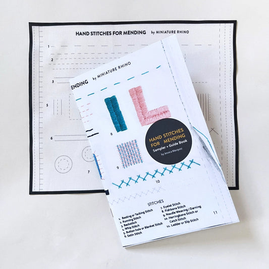 Handstitches for Mending by Miniature Rhino